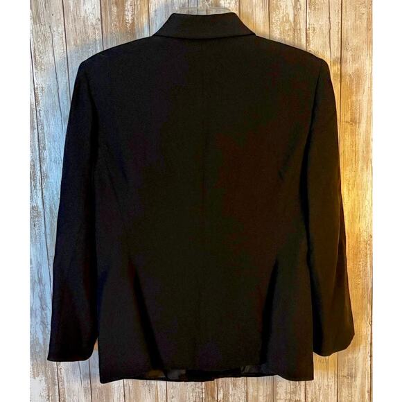 Lauren Ralph Lauren Women's Black Four Button Blazer - Size 10 - Picture 2 of 4